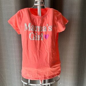 Mama's Girl Coral Pink Short Sleeve Tee